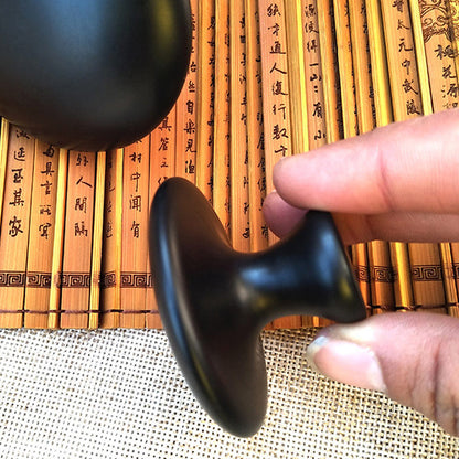 Spa Massage stones for body Face massage Natural Stone Mushroom Shape facial Massager tools Gua Sha Scraper Lava Basalt Stone
