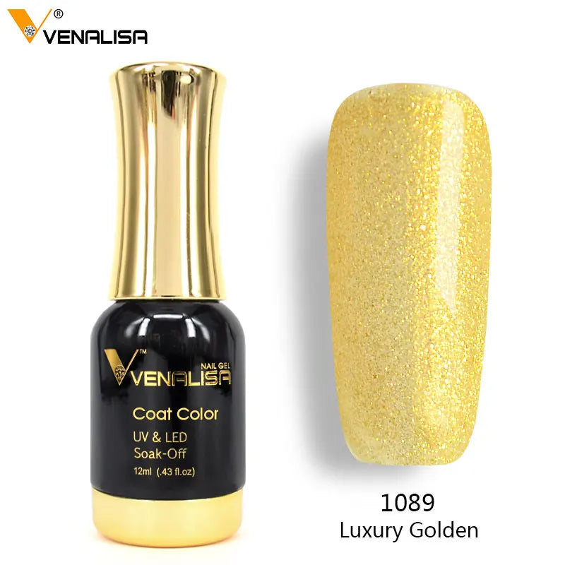 Nail Art Venalisa Nail Paint Gel 12ml 120 Colors Gel Polish Nail Gel Soak Off UV Gel Polish Nail Lacquer Varnishes L2