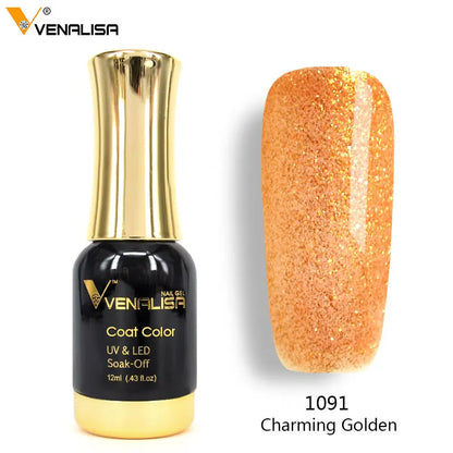 Nail Art Venalisa Nail Paint Gel 12ml 120 Colors Gel Polish Nail Gel Soak Off UV Gel Polish Nail Lacquer Varnishes L2