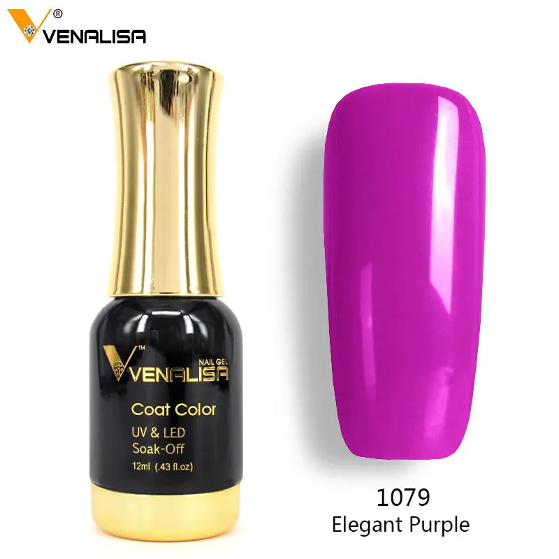 Nail Art Venalisa Nail Paint Gel 12ml 120 Colors Gel Polish Nail Gel Soak Off UV Gel Polish Nail Lacquer Varnishes L2