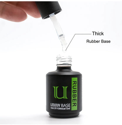 Nails Art Gel Nail Polish Rubber Base and Top Coat Set Acid-free Primer for Nails Varnish Hybrid Semipermanent Strong uv Gellac