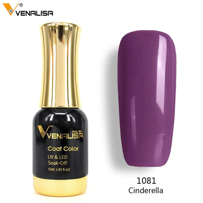 Nail Art Venalisa Nail Paint Gel 12ml 120 Colors Gel Polish Nail Gel Soak Off UV Gel Polish Nail Lacquer Varnishes L2