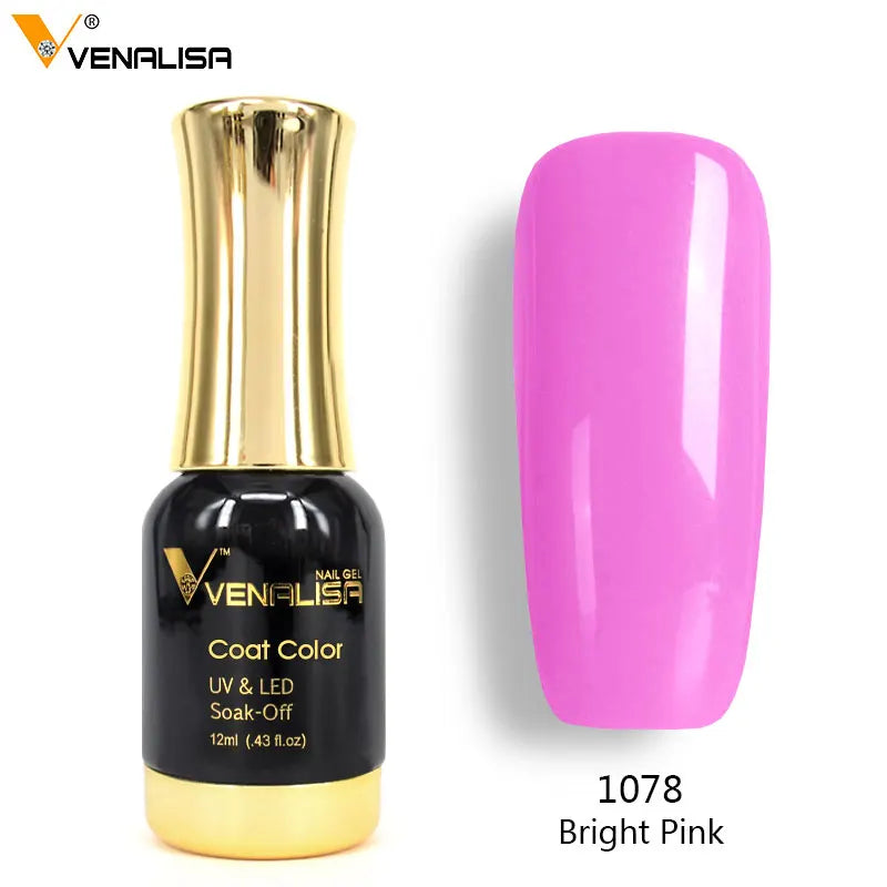 Nail Art Venalisa Nail Paint Gel 12ml 120 Colors Gel Polish Nail Gel Soak Off UV Gel Polish Nail Lacquer Varnishes L2