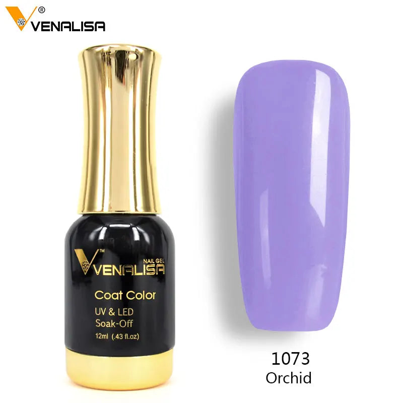Nail Art Venalisa Nail Paint Gel 12ml 120 Colors Gel Polish Nail Gel Soak Off UV Gel Polish Nail Lacquer Varnishes L2