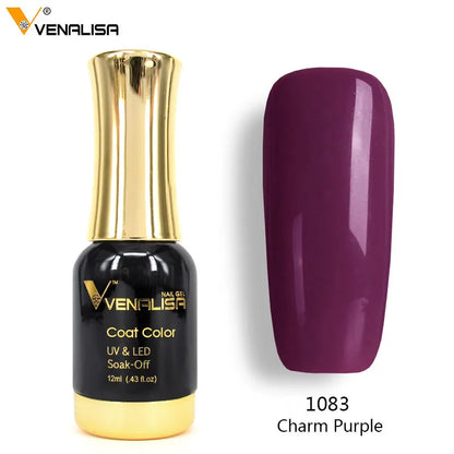 Nail Art Venalisa Nail Paint Gel 12ml 120 Colors Gel Polish Nail Gel Soak Off UV Gel Polish Nail Lacquer Varnishes L2