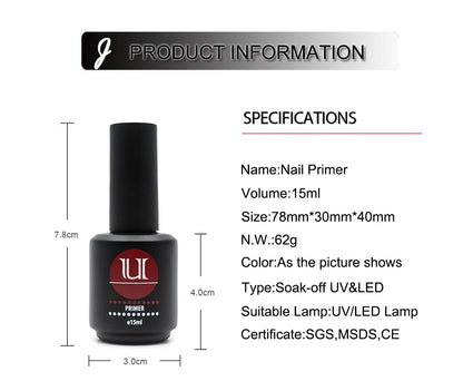 Nails Art Gel Nail Polish Rubber Base and Top Coat Set Acid-free Primer for Nails Varnish Hybrid Semipermanent Strong uv Gellac