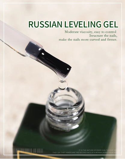 Vendeeni Russian Self Leveling Gel Nail Polish Strong Base Coat Reinforced Gel Lacquer Semi Permanent UV Soak Off Gel Varnish