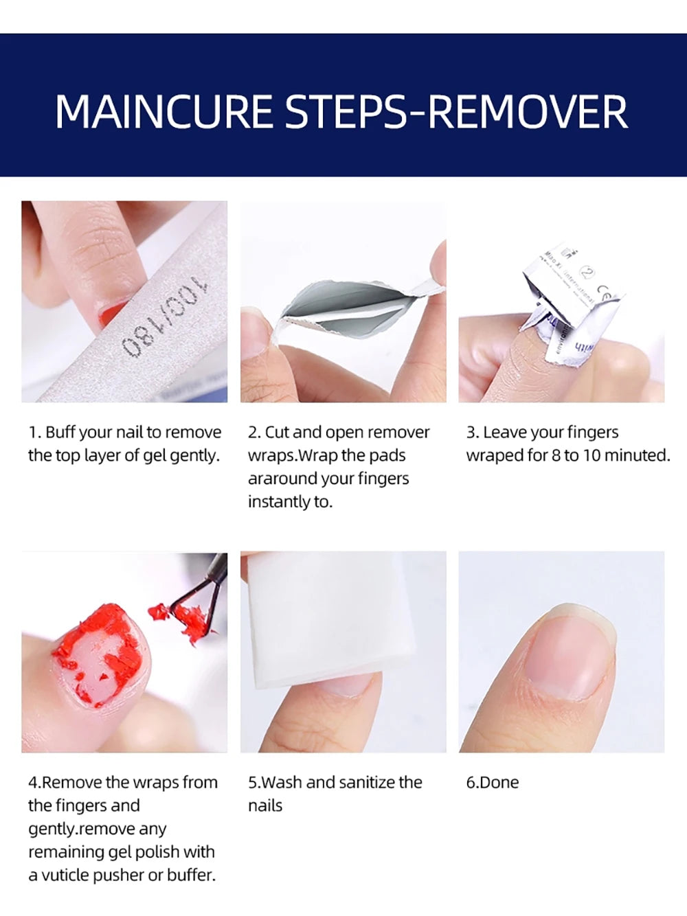 Vendeeni Russian Self Leveling Gel Nail Polish Strong Base Coat Reinforced Gel Lacquer Semi Permanent UV Soak Off Gel Varnish
