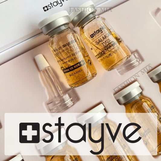 Stayve 8ml Salmon DNA Gold Ampoule Booster Serum Kit Repair Face Lighten melanin Brightening Whitening Moisturizing Care Skin