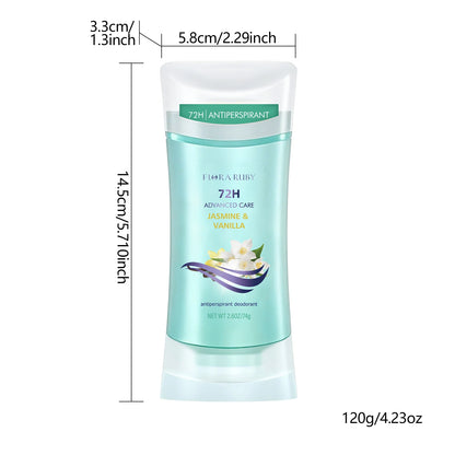 Deodorant Antiperspirant for Men Women Anti Underarm Body Odor Removal Cream 72H Lasting Fragrance Deodorants ,Daily Use 74g