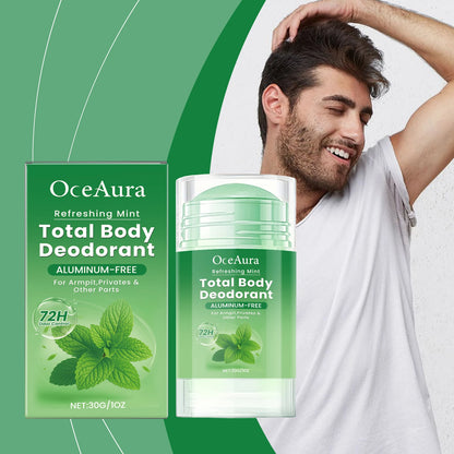 Underarm Antiperspirant Deodorant Stick Body Odor Remover Lasting Mint Fragrance Portable Armpit Anti Sweaty Stick For Women Men