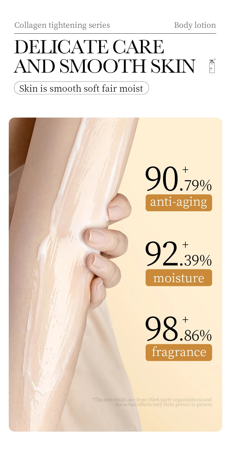 Collagen Milk Bleaching Face Body Cream Whitening Skin Moisturizing Lotion Lightening Care