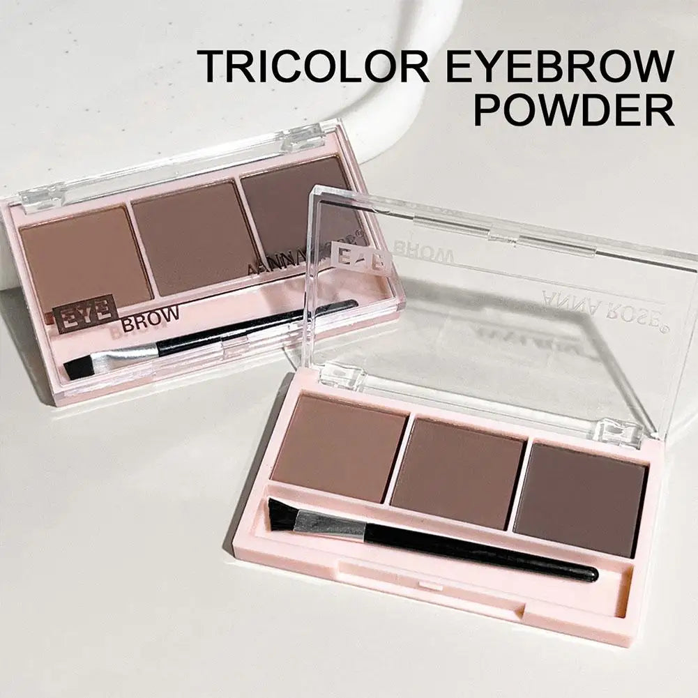 3 color eyebrow powder waterproof sweat-proof natural long-lasting eyebrow powder Eye Brow Enhancer Professional Palette Makeup