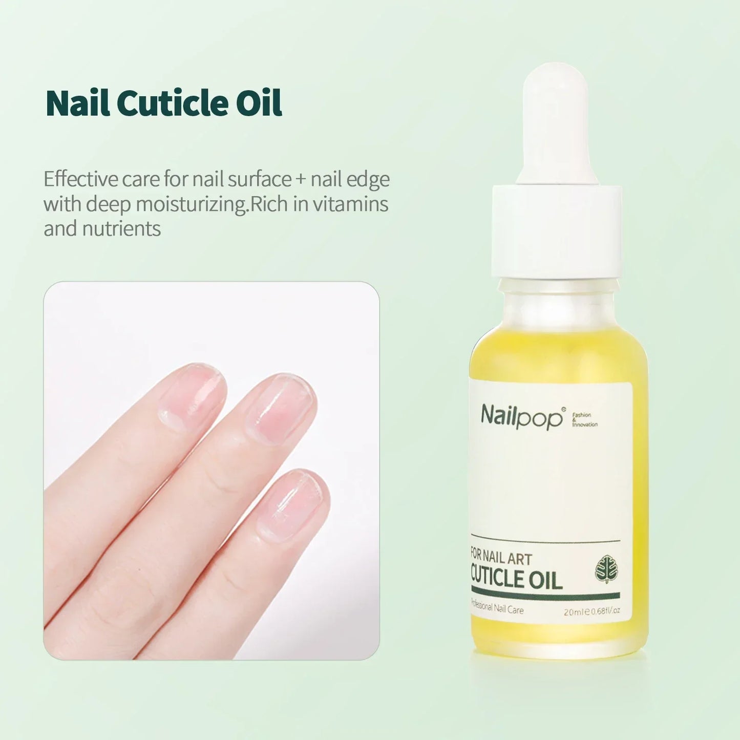 Nailpop 10ml Rubber Base Gel Top Coat Soak Off UV LED Gel Polish Nail Art Degisn Clear Long Lasting Varnish Nail Function Gel