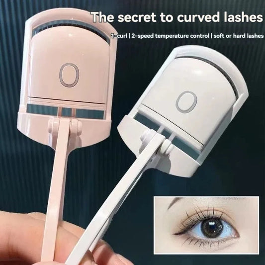 Electric Eyelash Curler - Instantly Enhance Your Lashes with Safe, Heated Technology for Perfect Curls Every Time