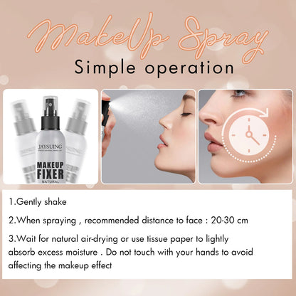 30ml Makeup Setting Spray For Face Transfer-proof Long-lasting Oil-free  No Separation Refreshing Quick Fixer Makeup Spray