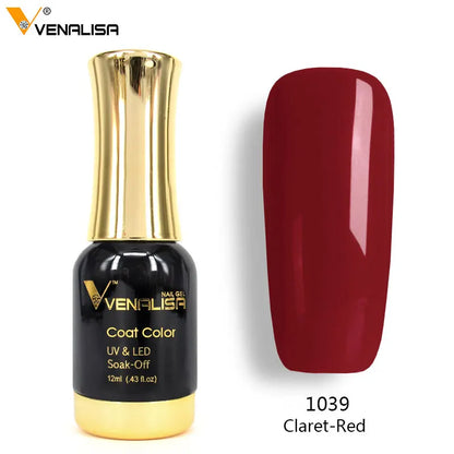 Nail Art Venalisa Nail Paint Gel 12ml 120 Colors Gel Polish Nail Gel Soak Off UV Gel Polish Nail Lacquer Varnishes L2