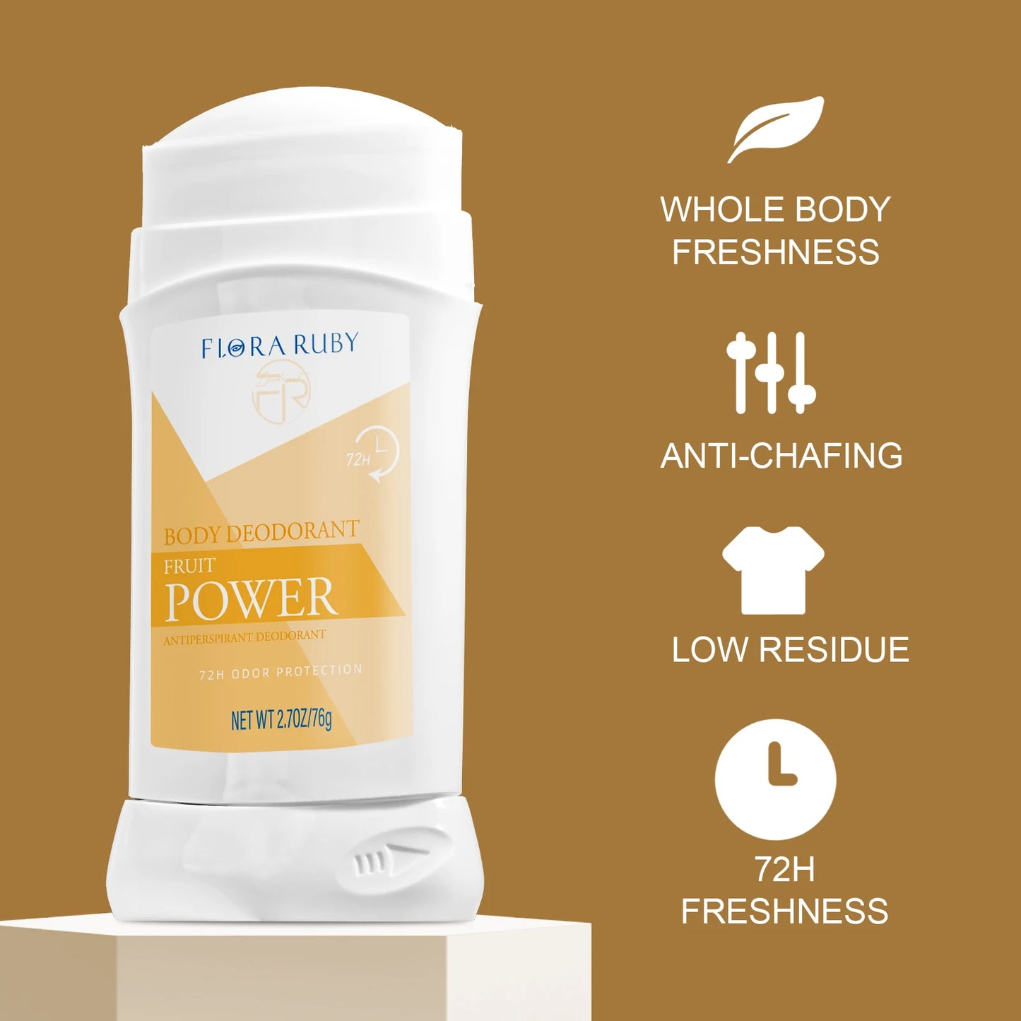 72-Hour Antiperspirant Deodorant，Unisex Scents Deodorizing & Sweat，Gentle on Sensitive Skin，Lasting Refreshing Body Odor Remove