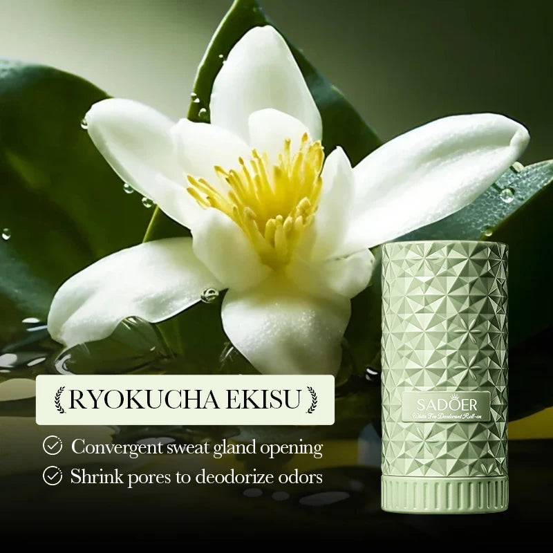 SADOER Fragrant Anti Odor Body Cream Roll-On Beads Anti Sweating Odorless Scenting Underarm Neck Deodorant Refreshing Creams