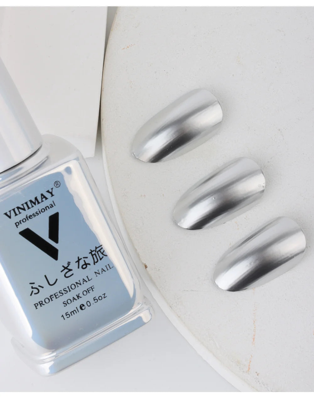 VINIMAY New 2023 Metallic Mirror Silver Nail Painting Gel Nail Polish Soak Off UV Gel Polish Nail Art Gel Varnish Lacque Prime