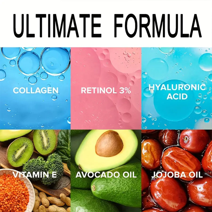 Retinol,hyaluronic acid collagen cream and moisturizing, firm and lift, moisturize, increase elasticity, make skin look youthfu
