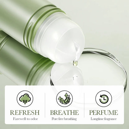 SADOER Fragrant Anti Odor Body Cream Roll-On Beads Anti Sweating Odorless Scenting Underarm Neck Deodorant Refreshing Creams