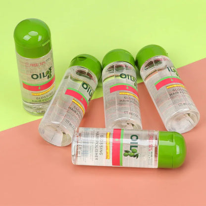 Olive Oil Frizz Control & Shine Glossing Polisher 6 Ounce Shining Hair Glossing Oil Daily Use Good Smell Hair Smooth Healthy Oil