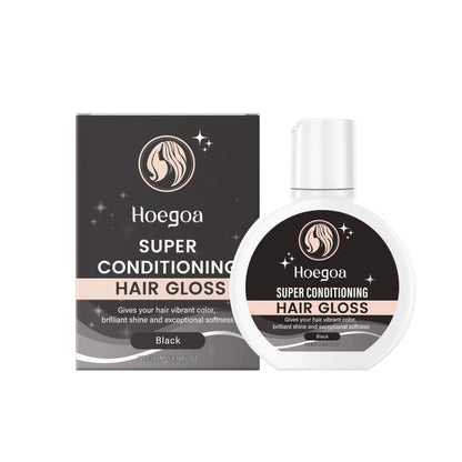 Super Hair Gloss Color Conditioning Enhance Color Boost Shine Deep Nourish Semi-Permanent Hair Color Conditioner For Brown Black