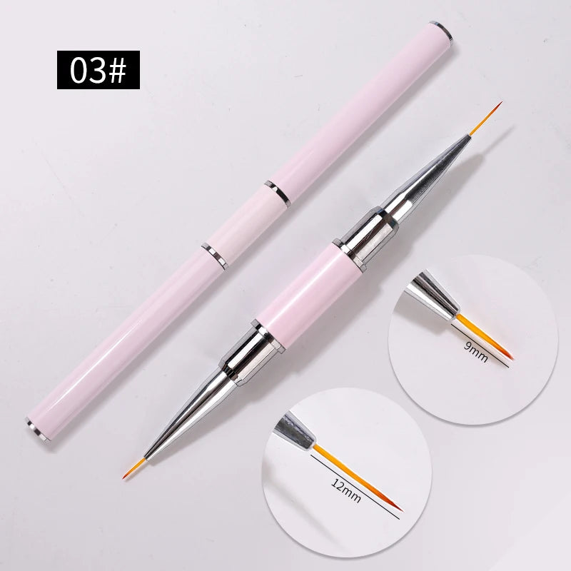 Nail Art Brush Professional Thin Liner for Manicure Decoration Brushes Set Nails French Paint Uv Gel Acrylic Decorating Tools