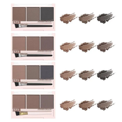 3 color eyebrow powder waterproof sweat-proof natural long-lasting eyebrow powder Eye Brow Enhancer Professional Palette Makeup