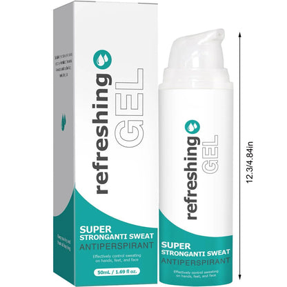 Antiperspirant Gel 50ml Against Sweaty Hands, Sweaty Feet And Sweating On The Face, Against Armpit Odor, Against Heavy Sweating