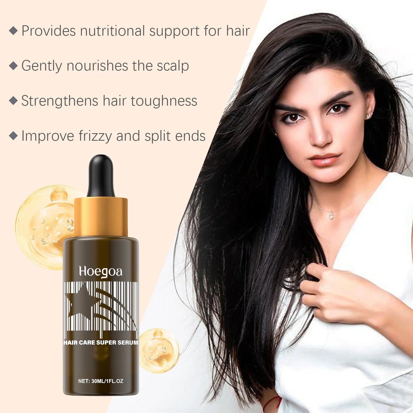 Hair Growth Serum Anti Loss Strengthener Hair Root Hair Promoting Regrowth  Boost Damage Breakage Scalp Hair Repair Care
