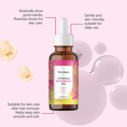 OceAura Depilatory Care Essential Oil: Gentle Skin Care, Cleansing, Depilating, Moisturizing, Daily Care Essential Oil