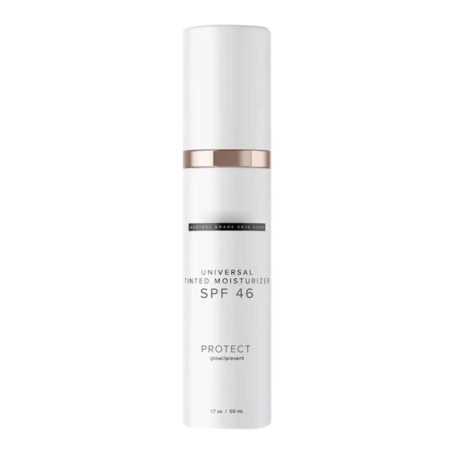 SPF46 Tinted Moisturizer with Hyaluronic Acid - Anti-Aging Sunscreen & Sheer Coverage Foundation for Daily UV Protection
