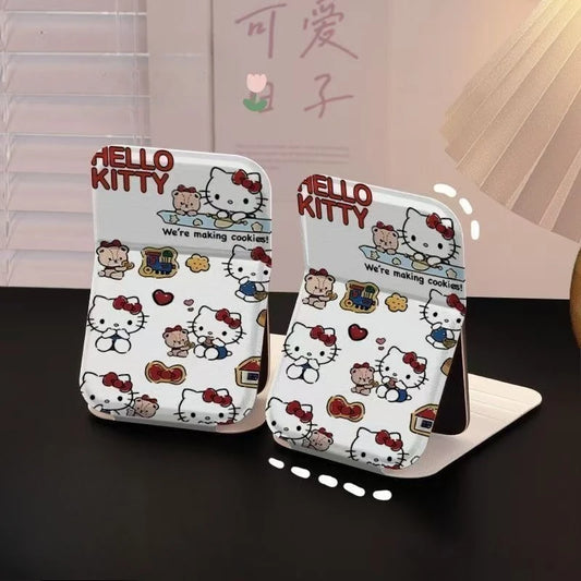Hello Kitty Makeup Mirror Kawaii Versatile High Beauty Sweet Makeup Supplies Portable Desktop Toy Ornament Girl Gift Wholesale