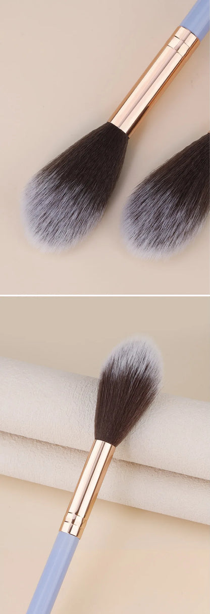 1/5/10pcs Professional Blush Highlight Loose Powder Brush Portable Multifunction Soft Fiber Makeup Brush Beauty Tools