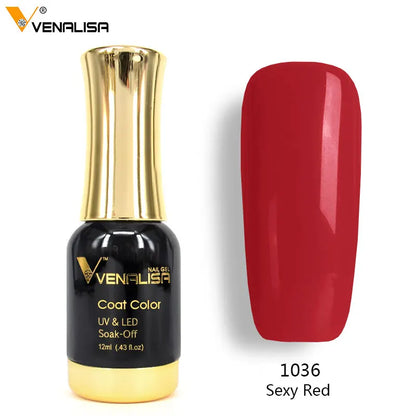 Nail Art Venalisa Nail Paint Gel 12ml 120 Colors Gel Polish Nail Gel Soak Off UV Gel Polish Nail Lacquer Varnishes L2