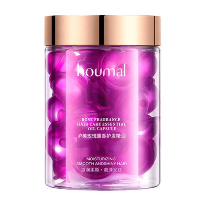 Hair Styling Serum for Frizzy & Dry Hair Rose Essence Oil Capsules  Leave-in Anti Frizz Conditioner Repairs Dry, Damaged Hair