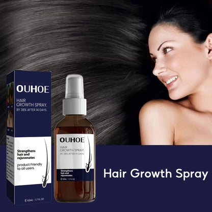 Hair Growth Spray Nourishing Moisturizing Thicker Longer Repair Damage Strengthen Scalp Treatment Hair Care Oil Products 50ml