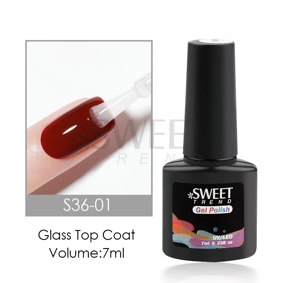 Matte Top Coat Base Coat Gel Nail Polish Protected Surface No Wipe Semi Permanent Soak Off UV Hybrid Varnishes Manicure Supplies