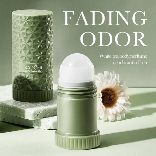 SADOER Fragrant Anti Odor Body Cream Roll-On Beads Anti Sweating Odorless Scenting Underarm Neck Deodorant Refreshing Creams