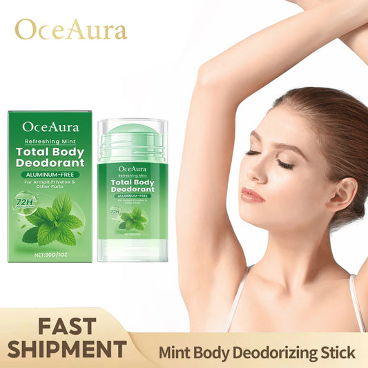 Underarm Antiperspirant Deodorant Stick Body Odor Remover Lasting Mint Fragrance Portable Armpit Anti Sweaty Stick For Women Men