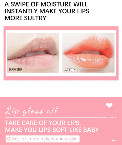 Moisturizing Lip Balm Original Lip Oil Gloss Care of the Lips Benetitnt for Lips Plumping Exfoliating Pink Plumping Gloss Oil