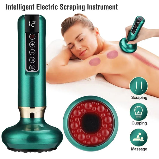 Electrical dredging meridian cupping device intelligent vacuum negative pressure household electric Bianshi electric heating
