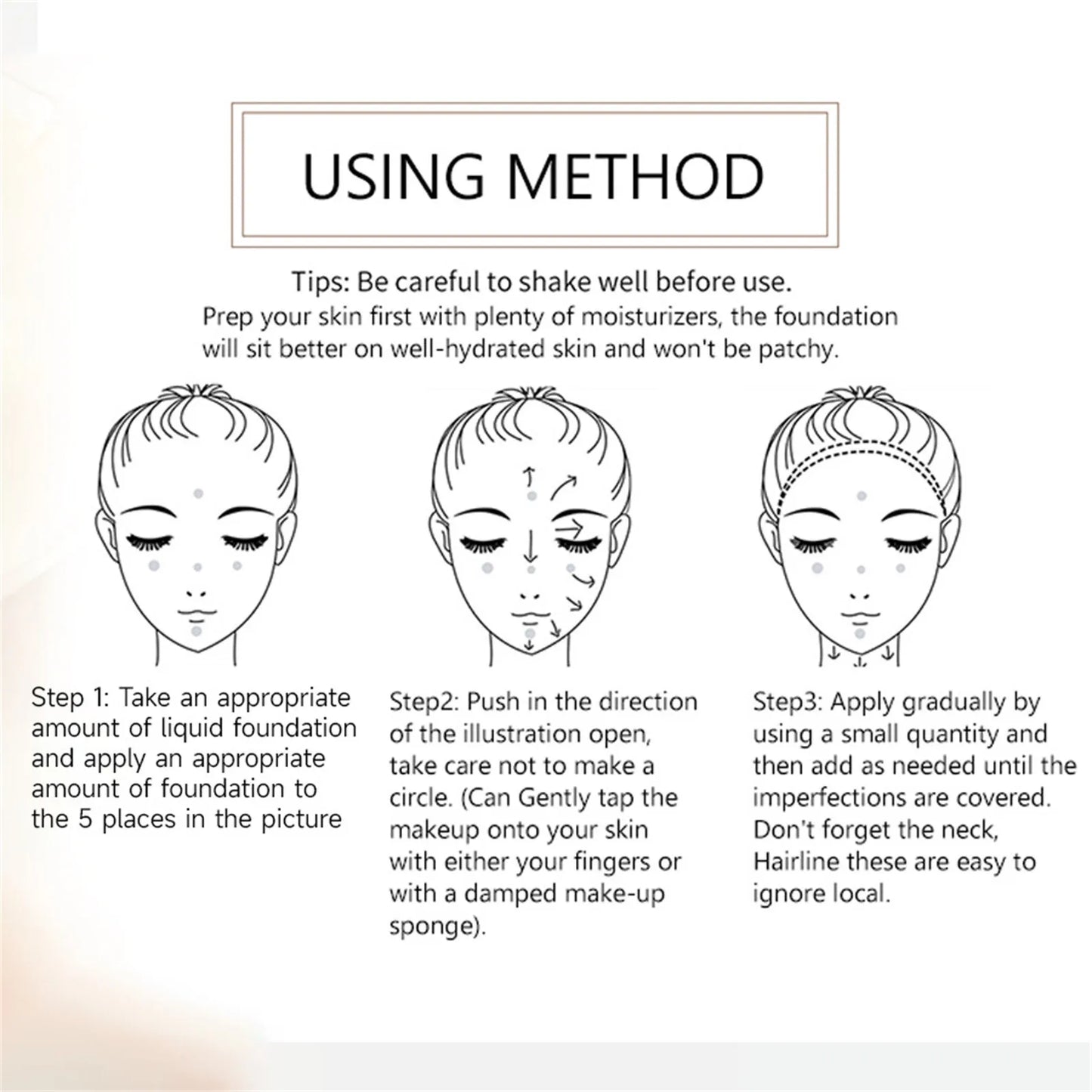 SPF46 Tinted Moisturizer with Hyaluronic Acid - Anti-Aging Sunscreen & Sheer Coverage Foundation for Daily UV Protection