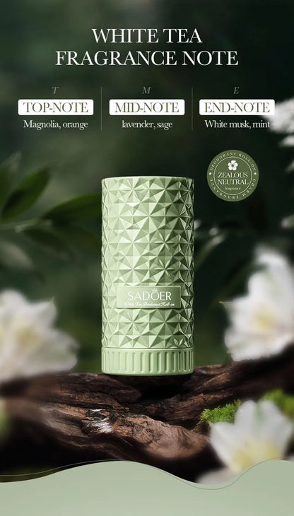 SADOER Fragrant Anti Odor Body Cream Roll-On Beads Anti Sweating Odorless Scenting Underarm Neck Deodorant Refreshing Creams
