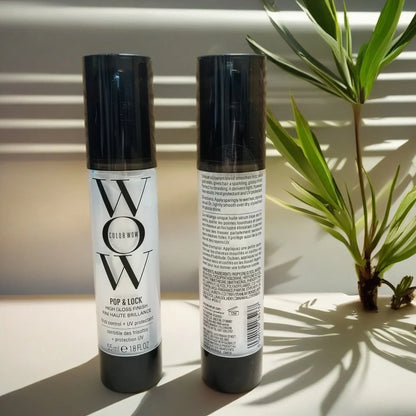Pop + Lock Anti-frizz Care Gloss Essence Cream Styling Natural and Soft Lotion