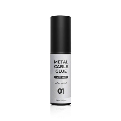 5ML Silver/Gold Metal Painting Liner Nail Glue Sparkly Mirror Effect Soak Off  Gel Polish Semi Permanent French Nail Art Varnish