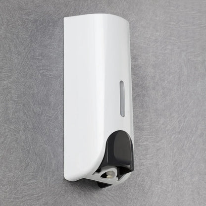 350ML Shower and Lotion Dispenser Waterproof Shampoo Shower Gel Container Wall Mount with Clear Window for Home Hotel Restaurant