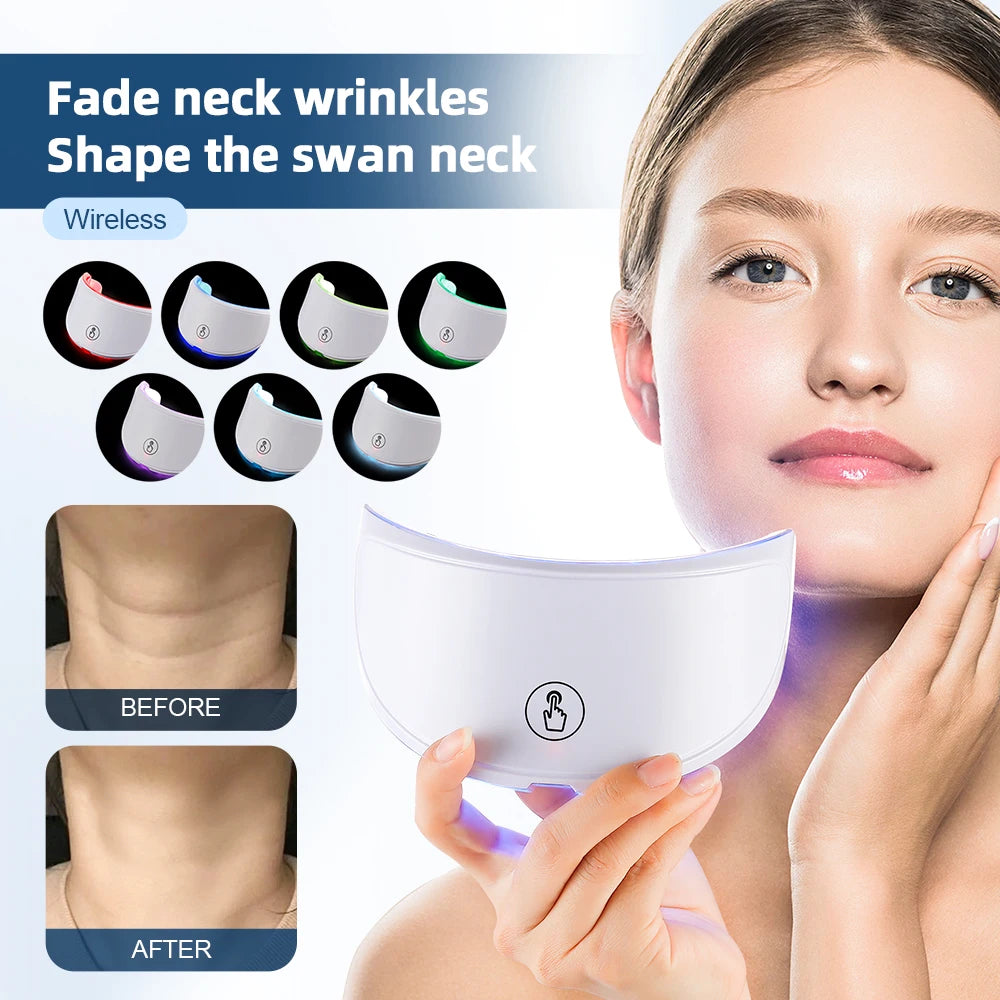 Face Neck Beauty Machine LED Skin Care Tool